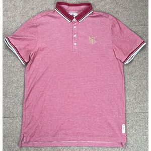 Roots 73 Men's Multicolored Button Up Short Sleeve Polo Shirt Size Medium‎